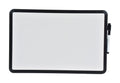 School Smart Dry Erase Board With Marker, Black Frame, 11 X 17 Inches