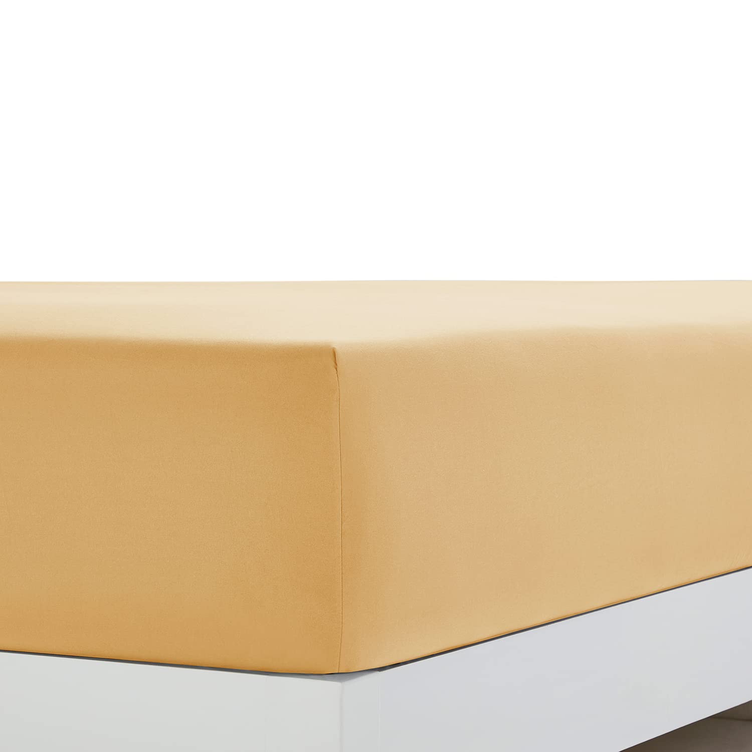 Clara Clark Premier 1800 Series 4Pc Bed Sheet Set - Queen, Camel Gold