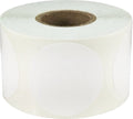 White Color Coding Labels For Organizing Inventory 1.5 Inch Round Circle Dots 500 Total Adhesive Stickers On A Roll