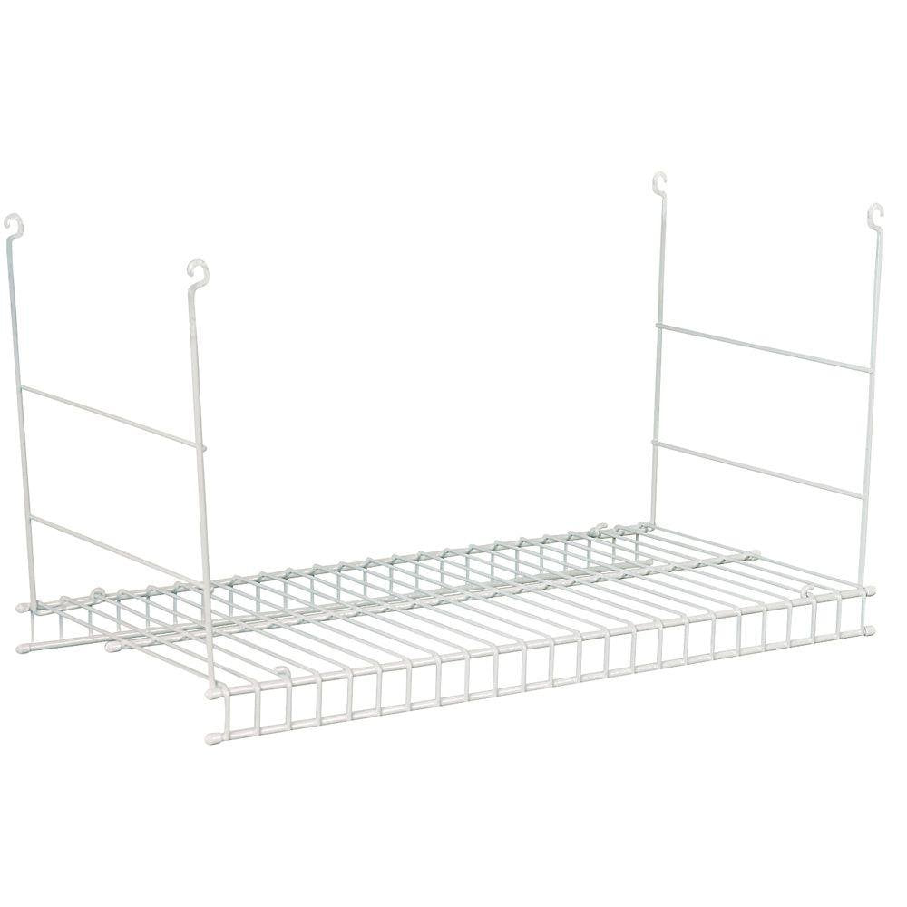 Closetmaid Hanging Shelf, White #1048