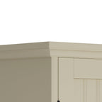 ChooChoo Bathroom Wall Cabinet MC180007-CR Engineered Wood Cream Yellow