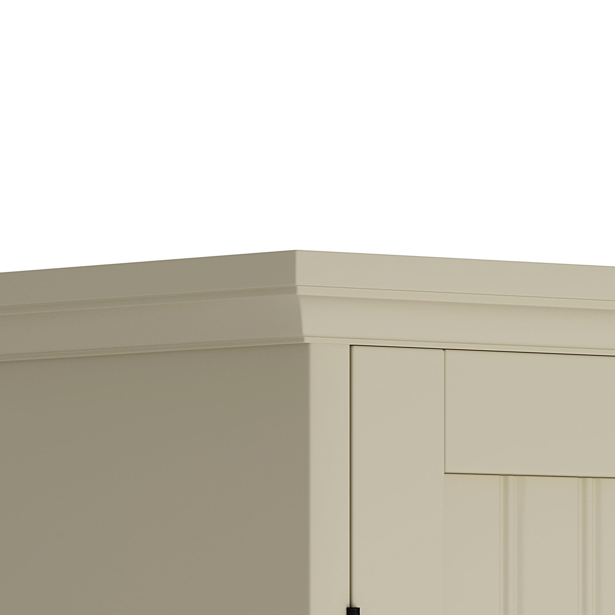 ChooChoo Bathroom Wall Cabinet MC180007-CR Engineered Wood Cream Yellow