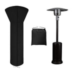 Easy-Going Patio Heater Cover With Zipper And Storage Bag, Waterproof Outdoor Heater Cover Dustproof, Uv-Resisant, Wind-Resistant (89'H X 33'D X 19'B, Black)