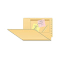 Tabbies Clear Self-Stick Poly Pocket, Inside: 8-3/4'W X 5-1/2'H, Outside: 9-1/4'W X 6' H, 100/Box, Easily Add A Pocket To An