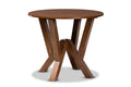 Baxton Studio Modern Dining Table with Walnut Finish RH7231T-Walnut-35-IN-DT