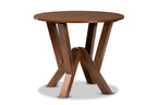 Baxton Studio Modern Dining Table with Walnut Finish RH7231T-Walnut-35-IN-DT