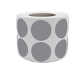 Royal Green Gray Circular Dots Stickers (19Mm) - Round Labels (3/4 Inch) - 1050 Pack