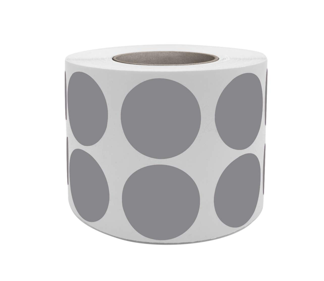 Royal Green Gray Circular Dots Stickers (19Mm) - Round Labels (3/4 Inch) - 1050 Pack