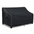 Lsongsky Outdoor 2-Seater Loveseat Cover,Patio Sofa Covers Fits Up To 58W X 32.5D X 31H Inches,100% Waterproof Heavy Duty Patio Furniture Covers,Black