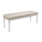 Global Furniture Usa Paris Champagne Bench