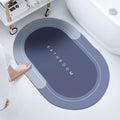 Varahi Enterprise 1 Pc Rubber Bath Mat 40x60cm  AntiSkid, WaterAbsorbent, QuickDry Bathroom Rug for Home & Office, Soft Floo