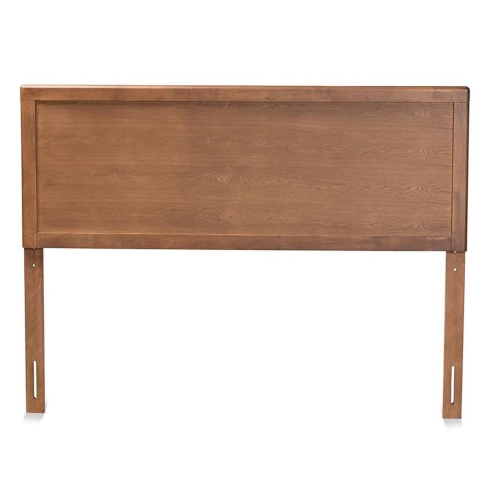 Baxton Studio Alan Modern and Contemporary Transitional Ash Walnut Finished Wood King Size Headboard