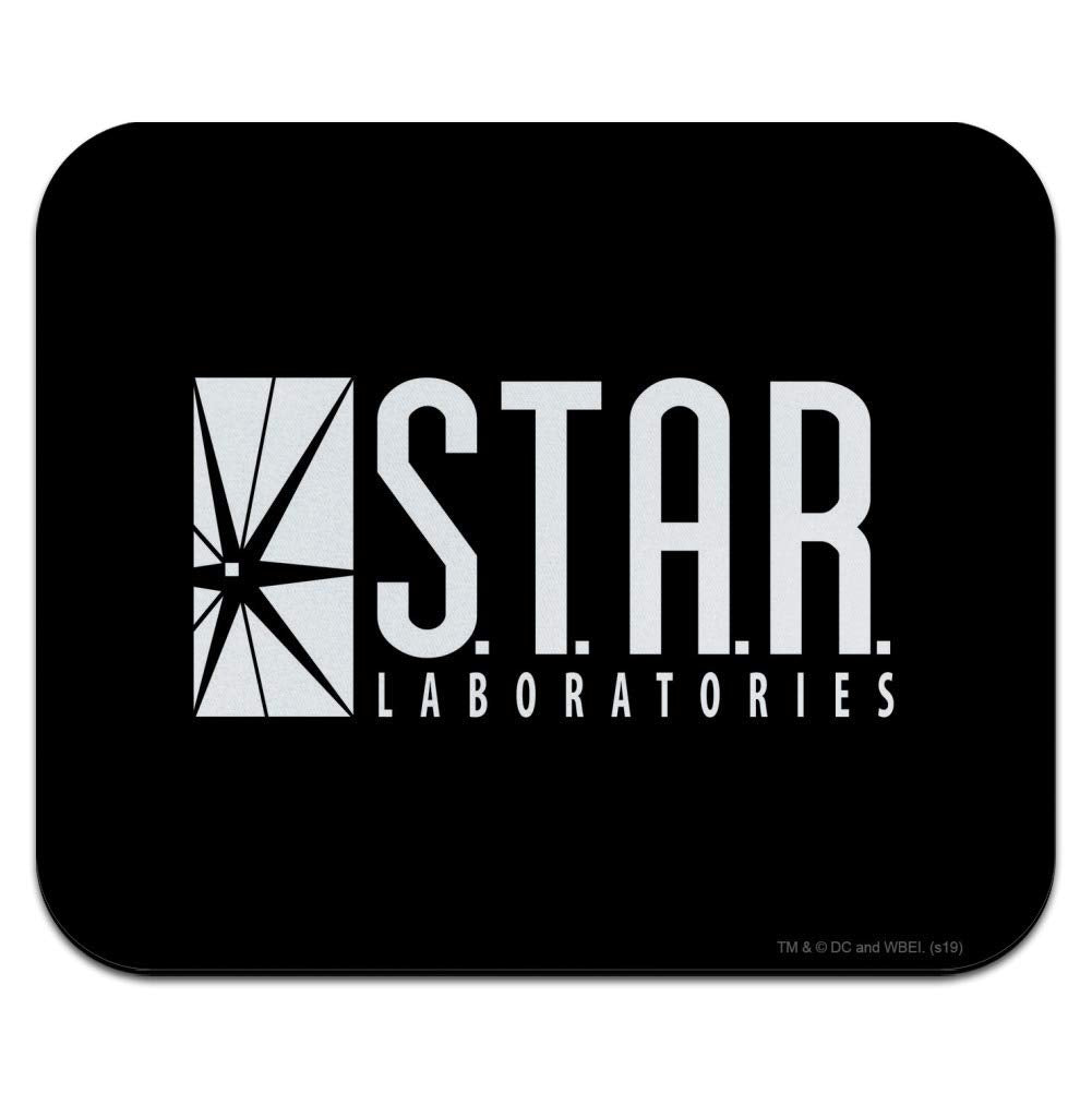 The Flash Tv Series Star Labs Logo Low Profile Thin Mouse Pad Mousepad