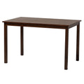 Baxton Studio Andrew Dining Table, 47.75 W x 30 D X 29.5 H, Dark Brown