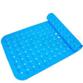 Citaaz Anti Slip Anti Bacterial Bathroom Floor Mat with Suction Cup Drainer PVC Waterproof Anti Skid Mattress for Bathroom Outsi