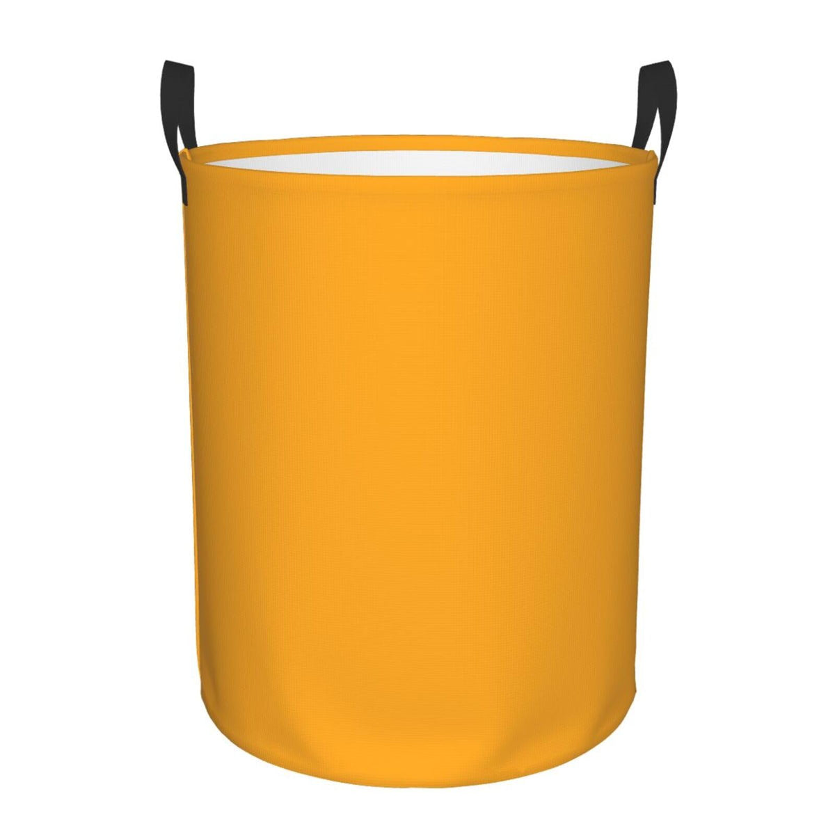 Large Laundry Basket, Bright Yellow Pattern (Solid Color) Waterproof Foldable Laundry Hamper, Collapsible Dirty Clothes Storage 