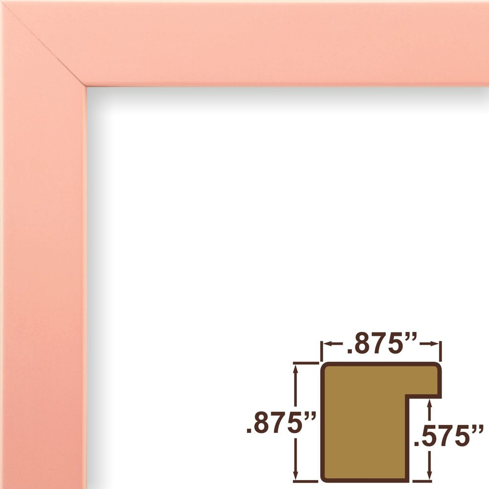 Craig Frames Confetti, Modern Light Pink Picture Frame, 10 X 12 Inch