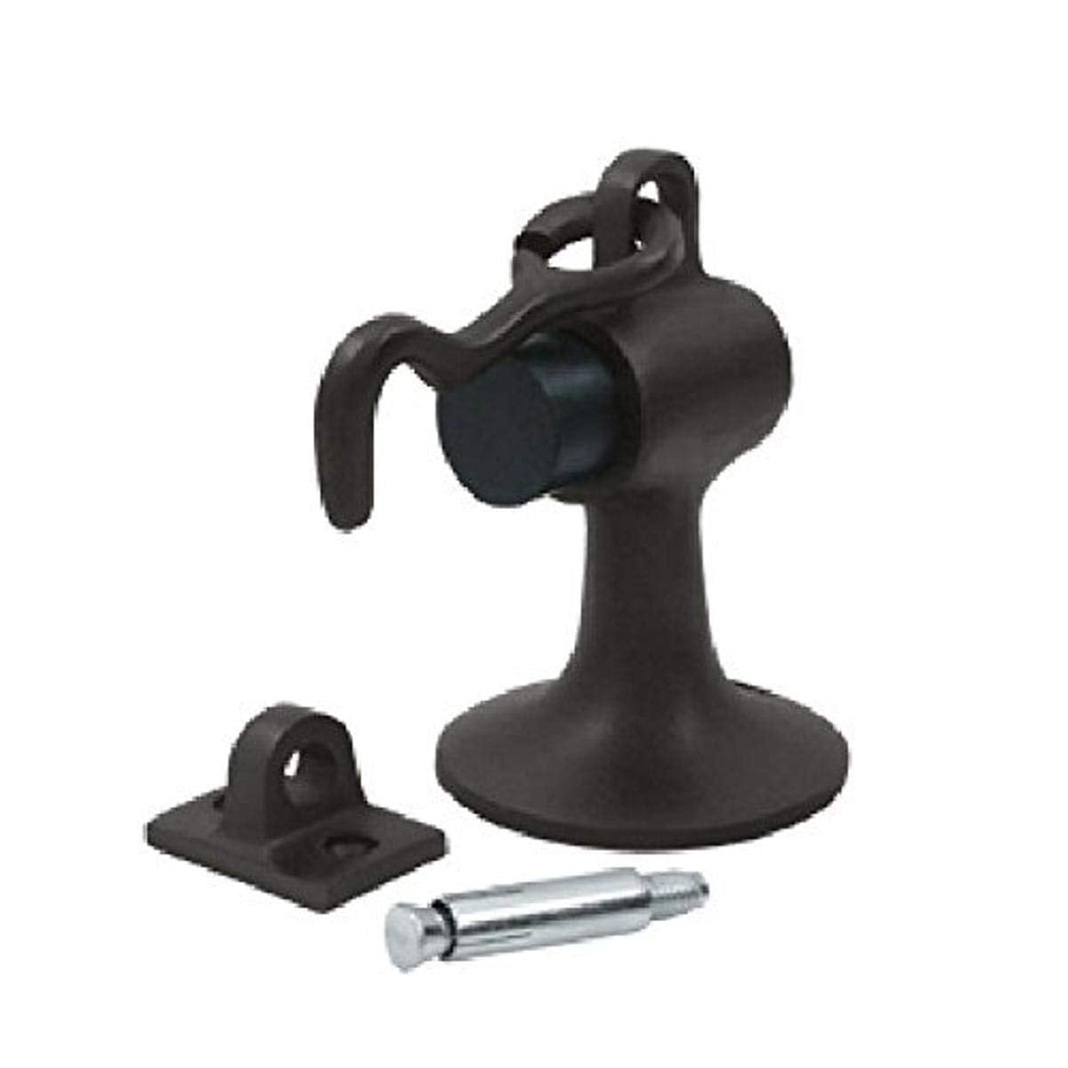 Deltana Dsf444U10B 3-3/4-Inch Tall Cement Floor Mount Bumper With Holder