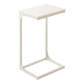 VASAGLE C-Shaped End Table, Side Table for Sofa, Couch Table with Metal Frame, Small TV Tray Table for Living Room, Bedroom, Cre