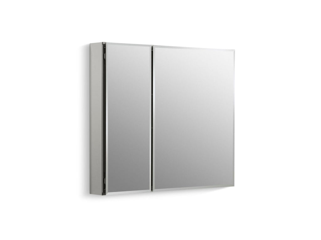 Kohler K-Cb-Clc3026Fs Beveled Medicine Cabinet With Mirror Doors & Adjustable Shelves, Rectangular Beveled Edge Frame, 30' X 26'