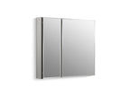 Kohler K-Cb-Clc3026Fs Beveled Medicine Cabinet With Mirror Doors & Adjustable Shelves, Rectangular Beveled Edge Frame, 30' X 26'