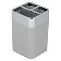Home Basics TH35007 Toothbrush Holder, Grey