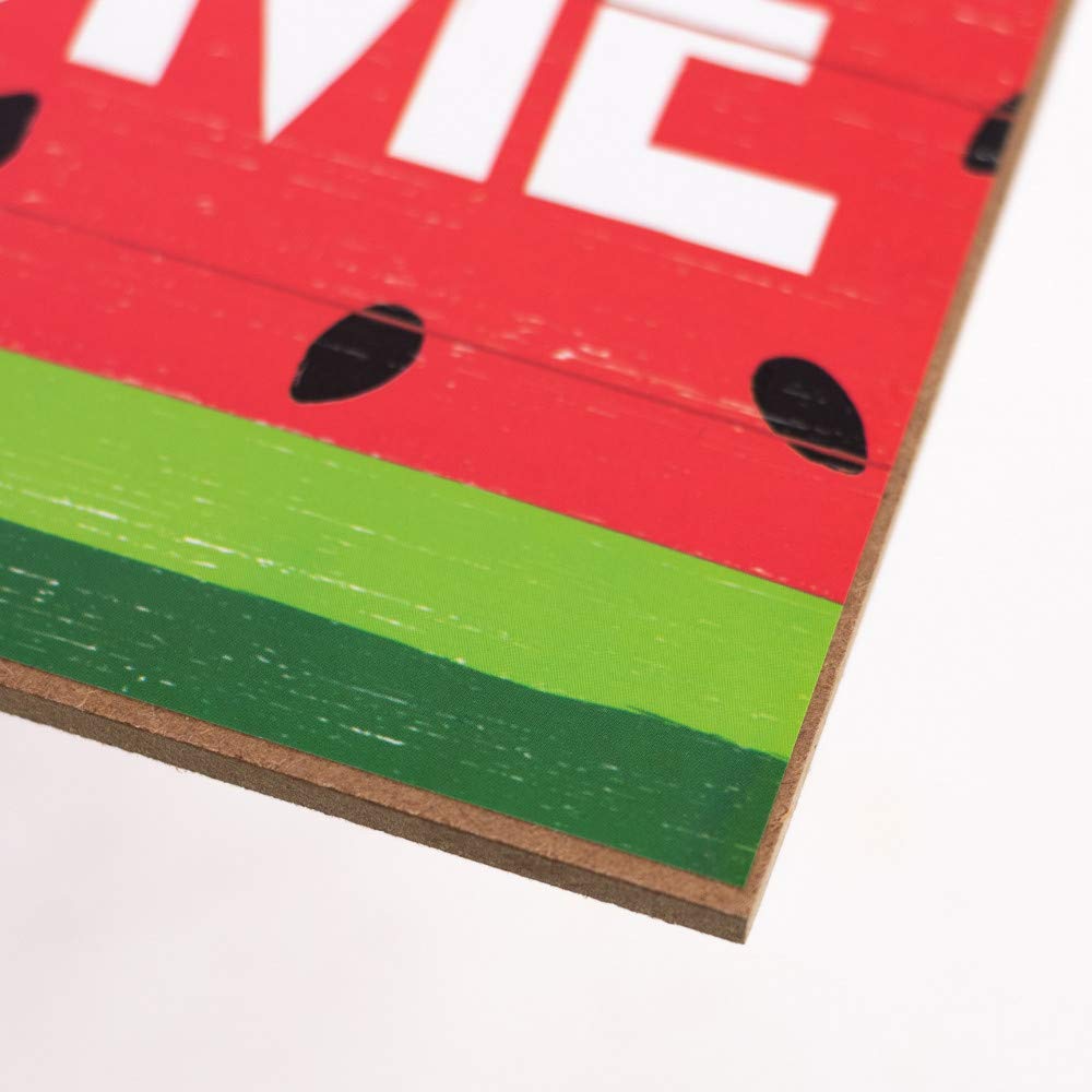 Craig Bachman Welcome Watermelon Themed Mdf Sign Wreath Accent Table Decor Wall Hanger Door Hanger Ap8370