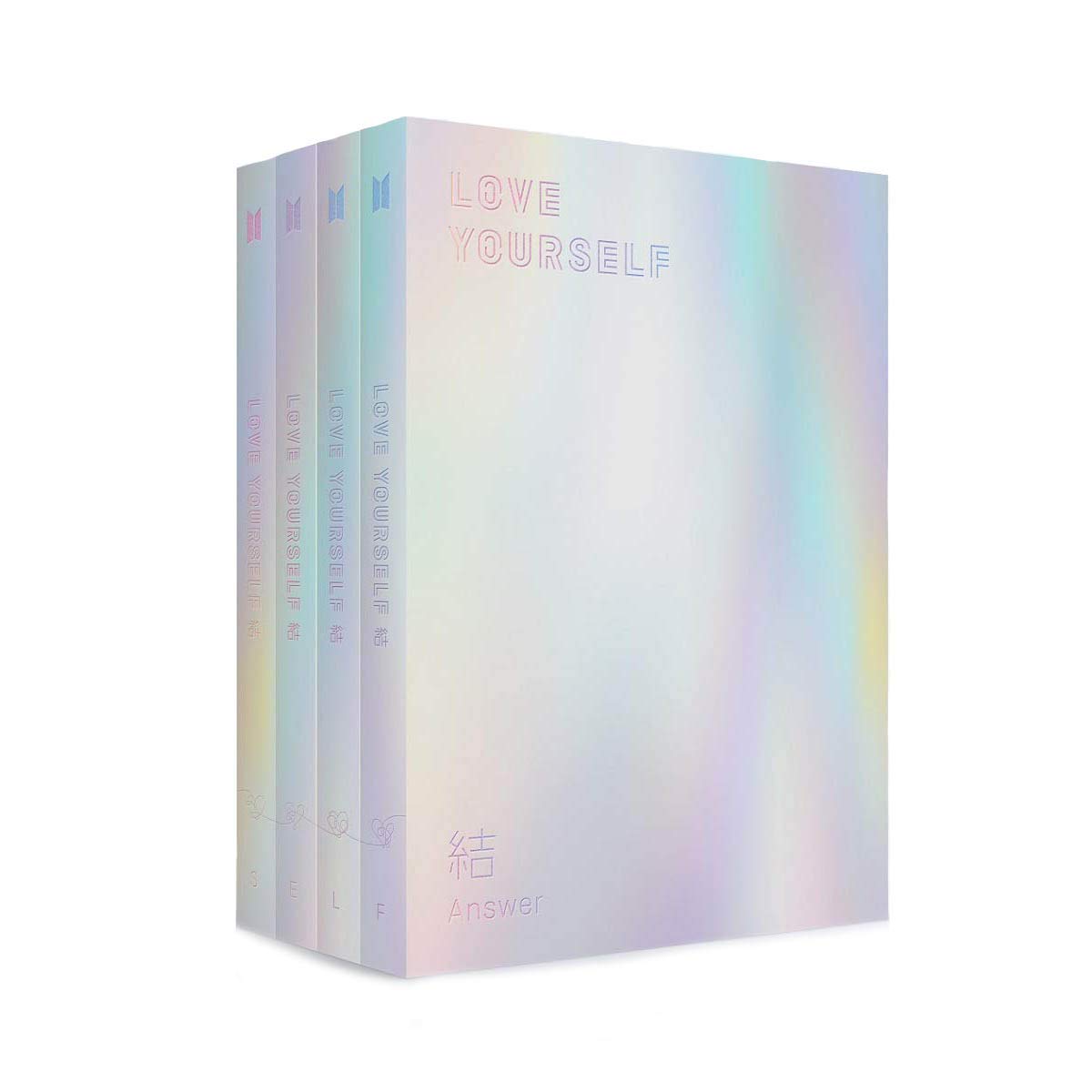 BigHit BTS - LOVE YOURSELF ? Answer [S+E+L+F ver. SET] 4 Albums+Photobook+Mini Book+Photocard+Sticker Pack+4Folded Posters
