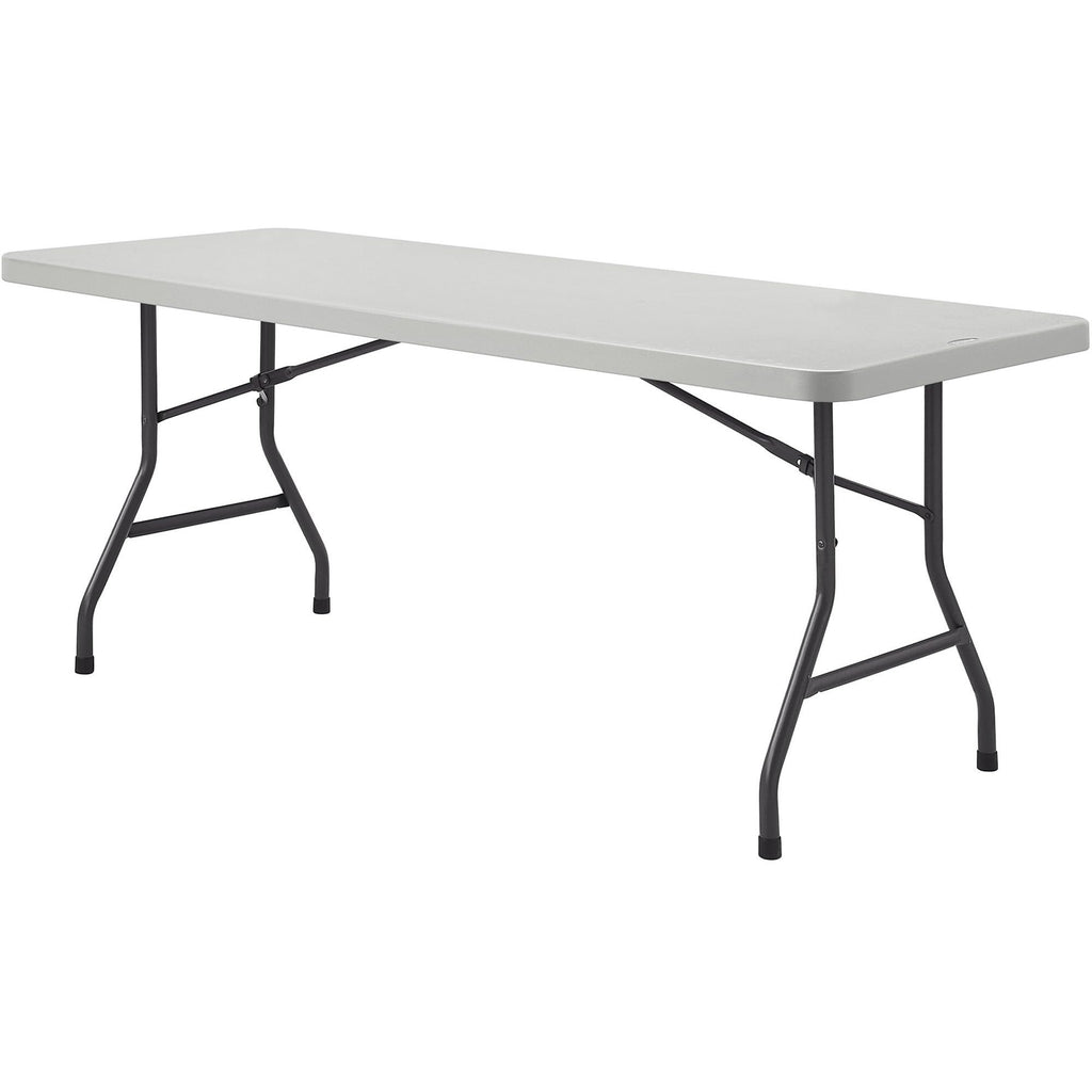 Lorell 12347 Ultra-Lite Folding Table, Platinum,Gray,Powder Coated