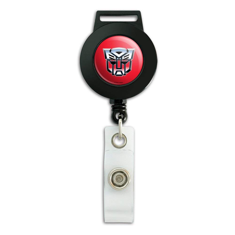 Transformers Autobot Symbol Retro Lanyard Retractable Reel Badge Id Card Holder