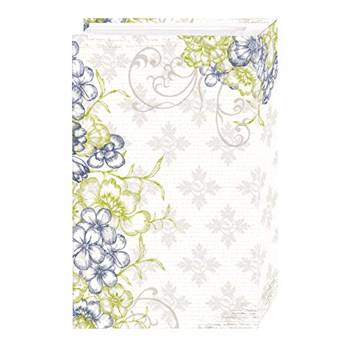 3-Ring Photo Album 504 Pockets Hold 4X6 Photos, Cobalt Breeze Design
