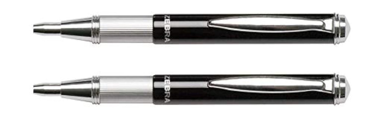 Zebra 10110 Telescopic Ballpoint Pens (Pack Of 2) 1Mm, Pocket Clip