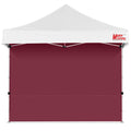 Mastercanopy Instant Canopy Tent Sidewall For 10X10 Pop Up Canopy, 1 Piece, Burgundy