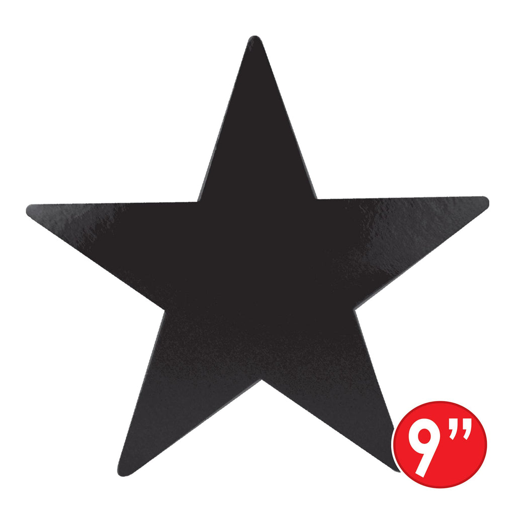 Beistle 36-Piece Foil Star Cutouts, 9-Inch