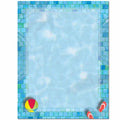 Swimming Pool Letterhead Laser & Inkjet Printer Paper, 100 Pack