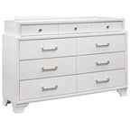 Global Furniture Usa White-Dr Jordyn Textured Dresser