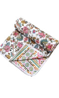 Elegance Pure Cotton Reversible Single Bed Blanket/Ac Dohar/Duvet/Comforter (Multicolor, Design 5)