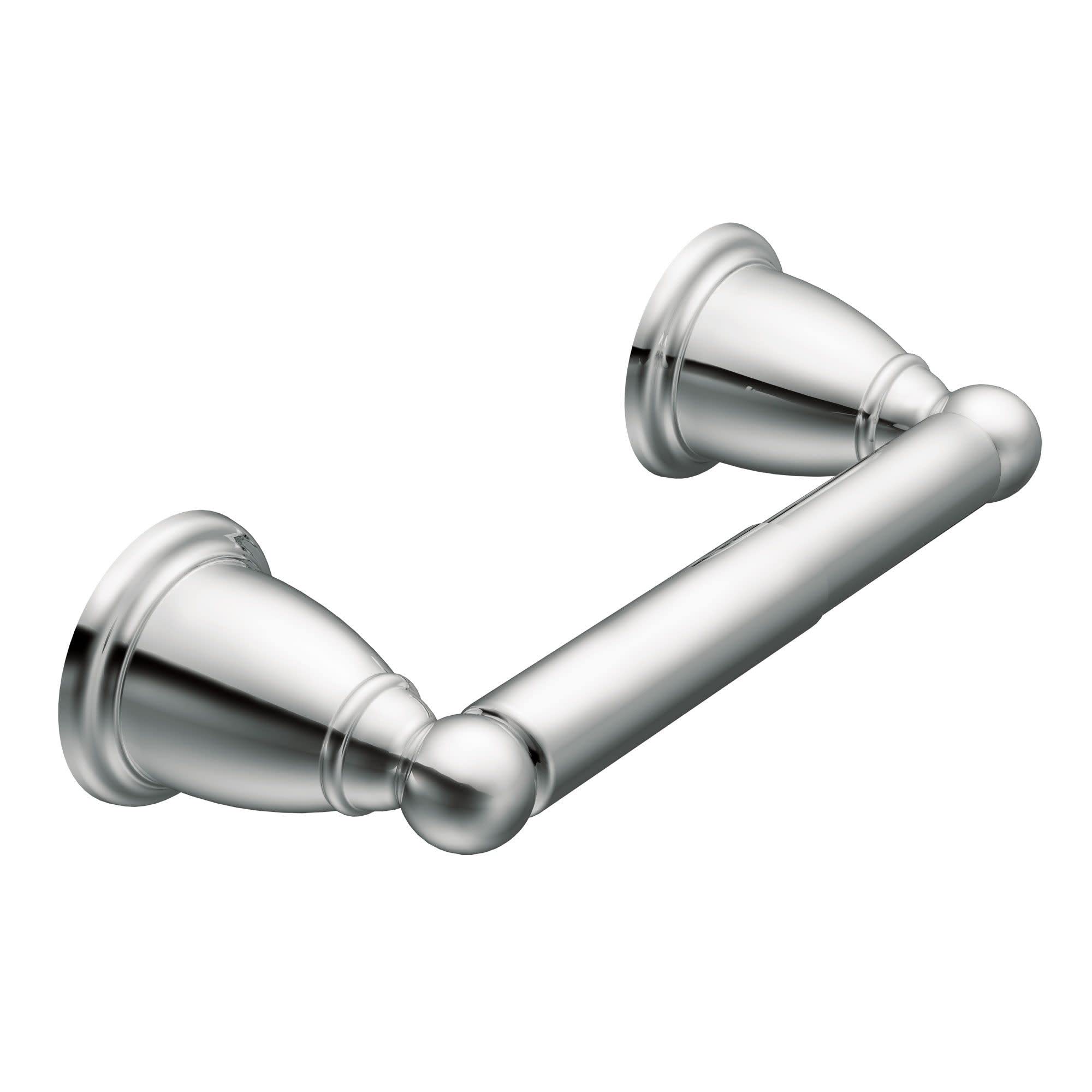 Moen Yb2208Ch Brantford Double Post Spring-Loaded Toilet Paper Holder, Chrome