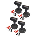 Qcaa Solid Brass Door Stop, 3', Us10B Orb Oil Rubbed Bronze, 4 Pack, Made In Taiwan