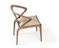 HomeRoots Wood, Leatherette Upholstered Dining Chair