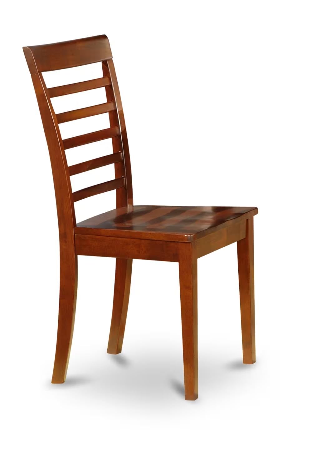 East West Furniture CAML5C-MAH-W 5 Piece Kitchen Table Set for 4 Includes a Rectangle Dining Room Table and 2 Dining Chairs with 2 Benches, 36x60 Inch, Mahogany