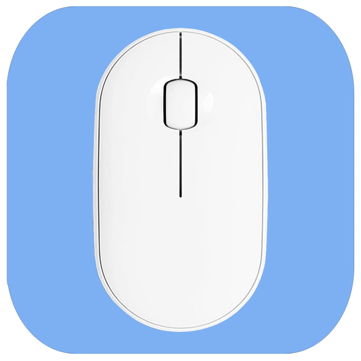 Mini Mouse Pad, 6X6 Inches, Waterproof Non-Slip Rubber Base, For Laptop, Keyboard Tray, Wireless Mouse, Home, Office, Travel (Bl