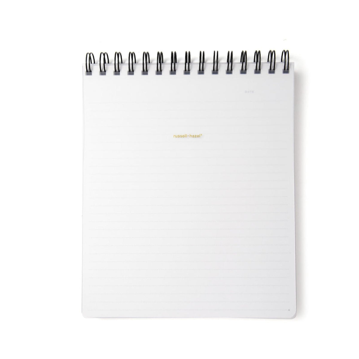 Russell+Hazel Spiral Memo Notebook, Office Supplies, 7.5    X 9   , 196 Lined Pages, White (44314)