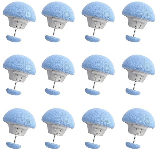 Vatshvi Duvet Clips  Mushroom Quilt Fixing Pin For Bedding Accessories, NonSlip Comforter Clips, One Key To Unlock Duvet Clips