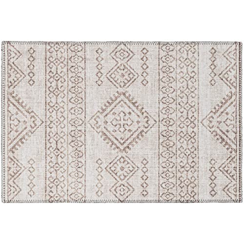Sedona Sn14 Beige Transitional Rug Rectangle 3' X 5'