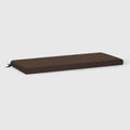 Westintrends Solace Water Resistant Outdoor Patio Bench Seat Cushion, 54 X 18, Brown