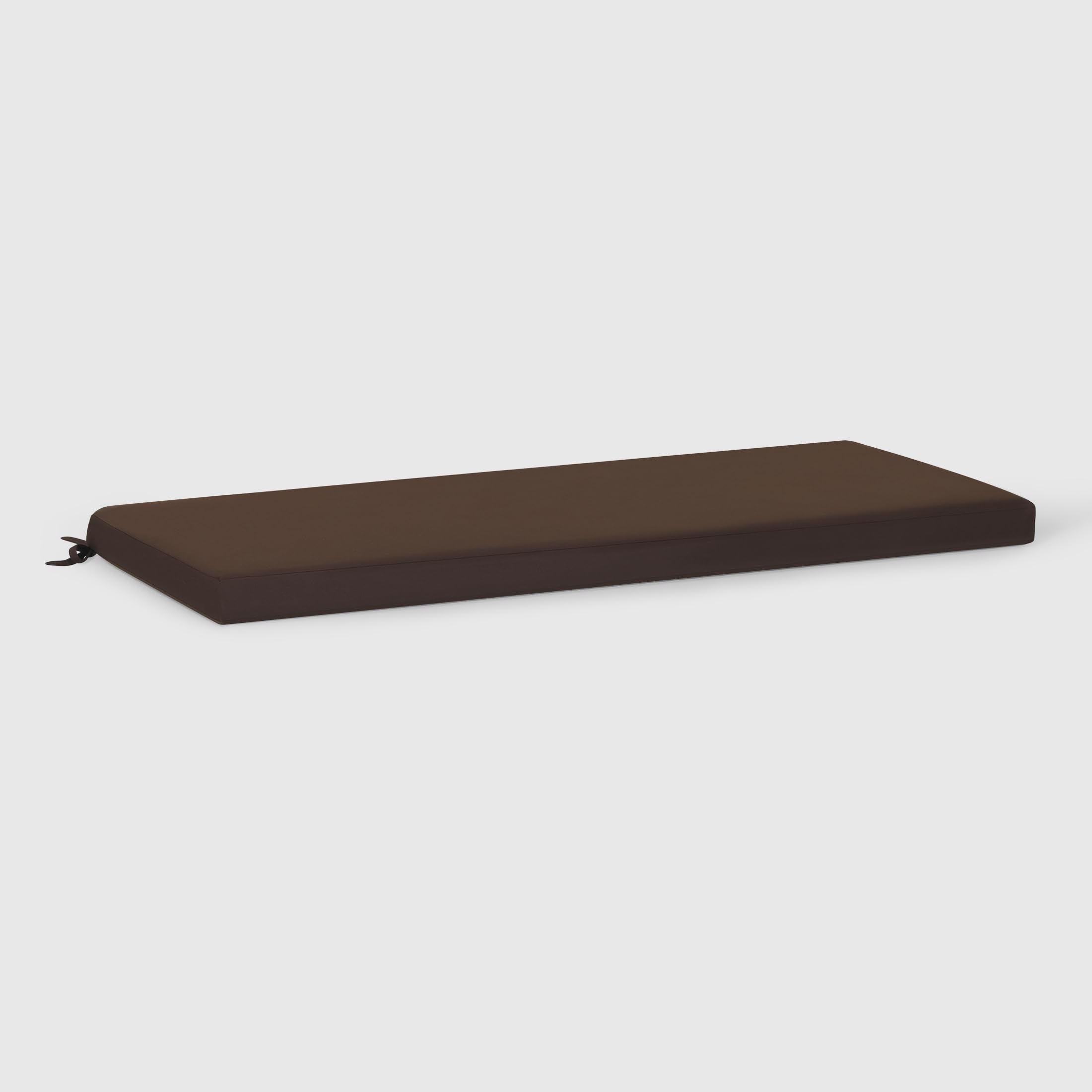 Westintrends Solace Water Resistant Outdoor Patio Bench Seat Cushion, 54 X 18, Brown
