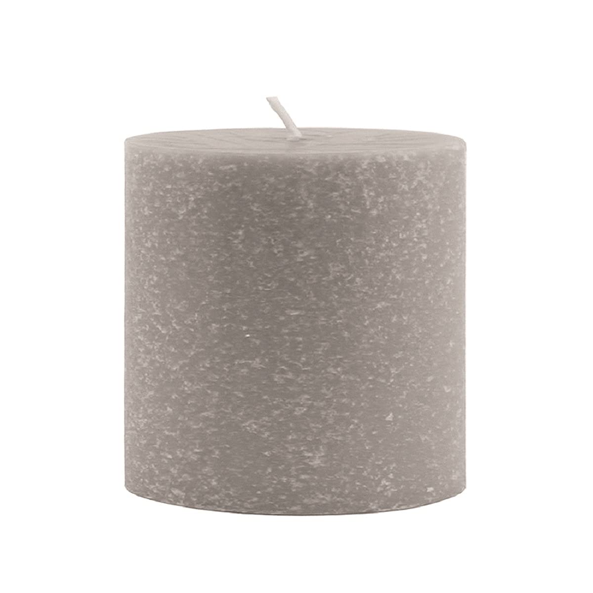 Root Candles 333PLT Unscented Timberline Pillar Candle, 3 x 3-Inches, Platinum