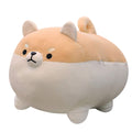 Ehotong Shiba Inu Dog Plush Pillow, Corgi Stuffed Animal Plush Toy Hug Pillow Gifts For Girl Boy (Brown, 19.6In)