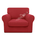 Easy-Going 100% Dual Waterproof Chair Cover Stretch Soft Couch Cover For Dogs, Sofa Slipcover For 1 Separate Cushion Couch Leakp